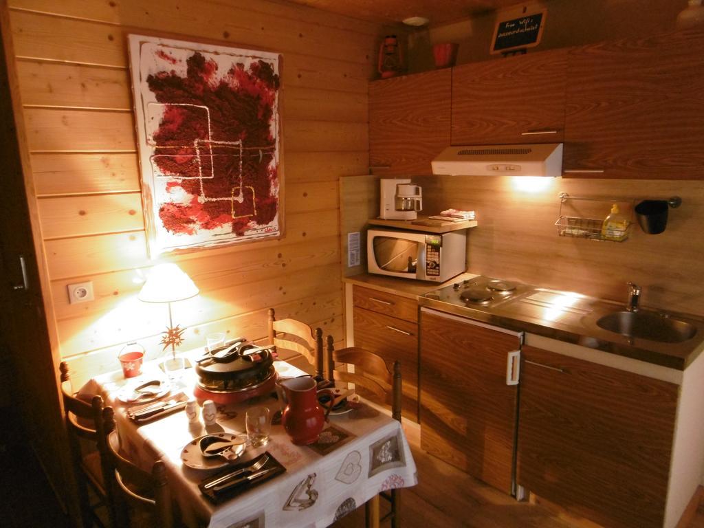 Gite Au Coeur Du Chalet En Belledonne Vers Prapoutel Les 7 Laux Sainte-Agnès Quarto foto